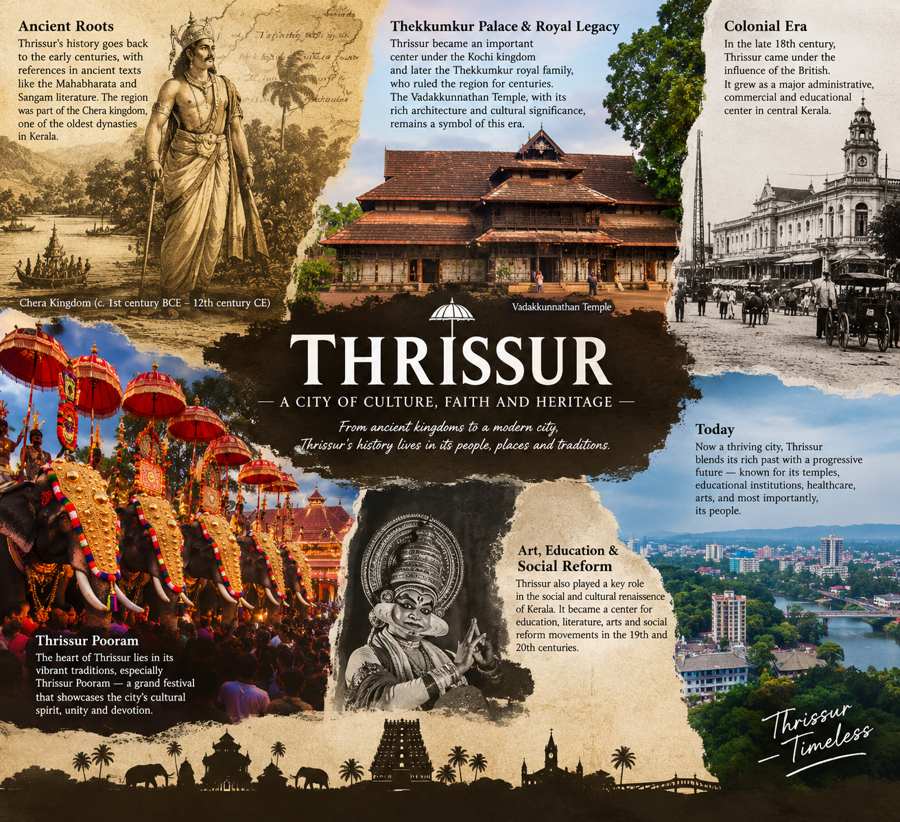 പൈതൃക നഗരമായ തൃശ്ശൂർ
